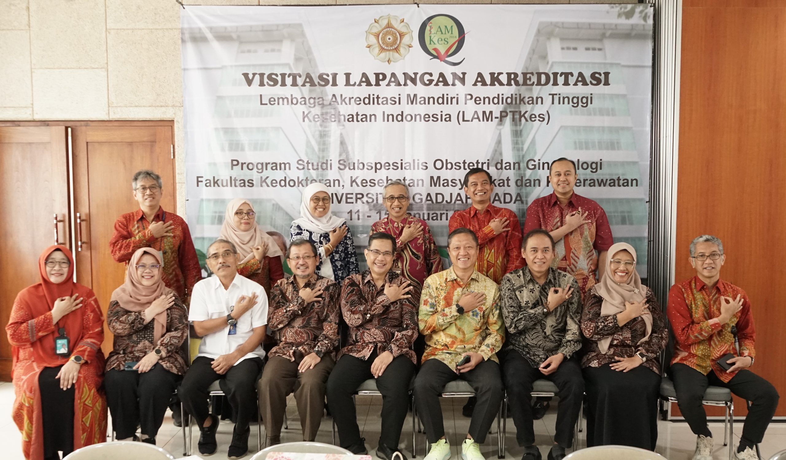 Asesmen Lapangan Re-Akreditasi LAMPTKes Hari Kedua, Prodi Subspesialis Obstetri dan Ginekologi FK-KMK UGM Perkuat Komitmen Mutu Pendidikan